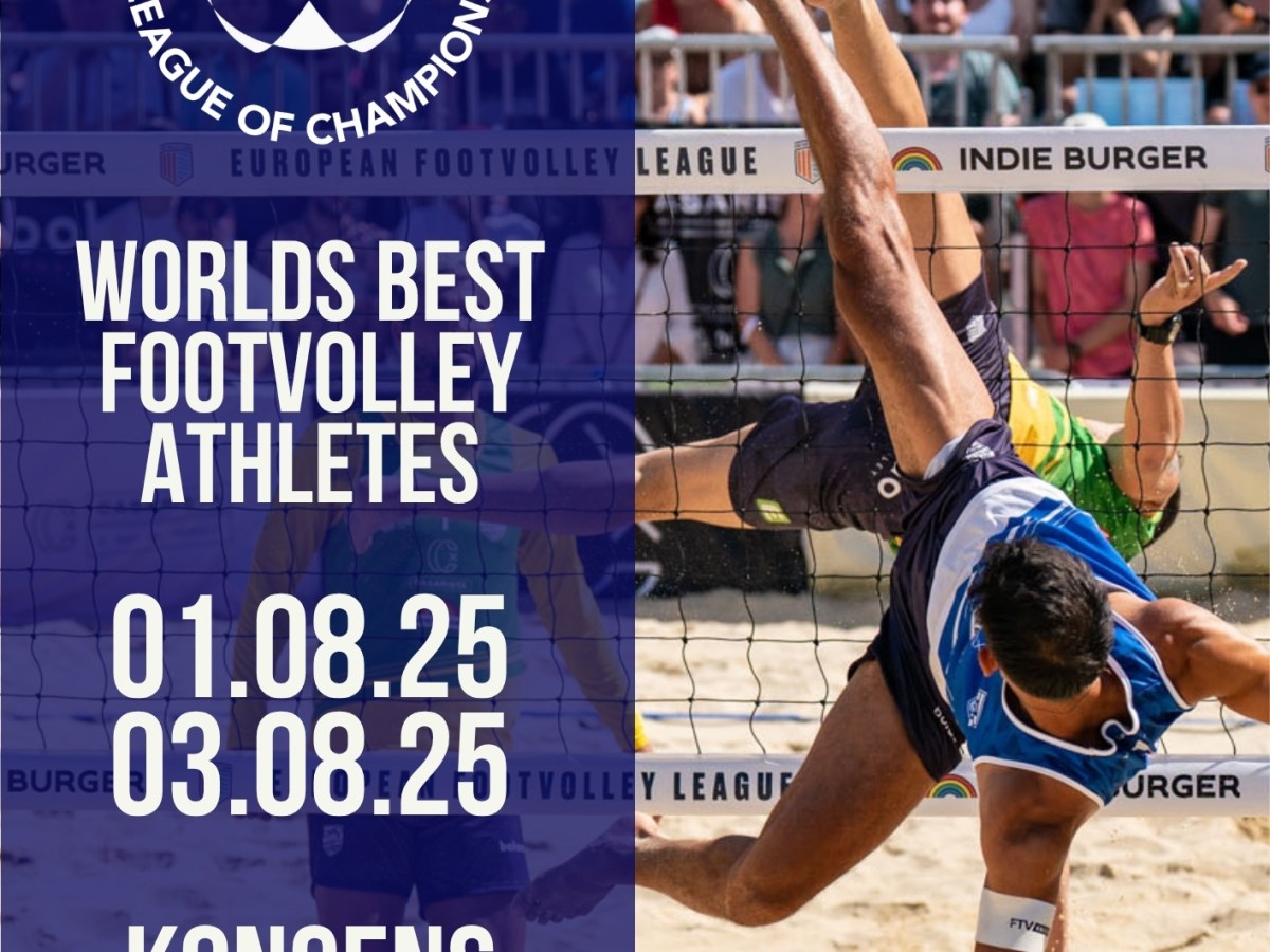 Kæmpe strandfest på Kongens Nytorv: Verdens bedste footvolley-spillere indtager&nbsp;København